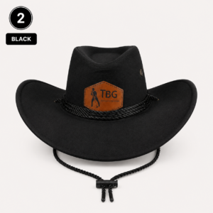 TBG Black Western Hat