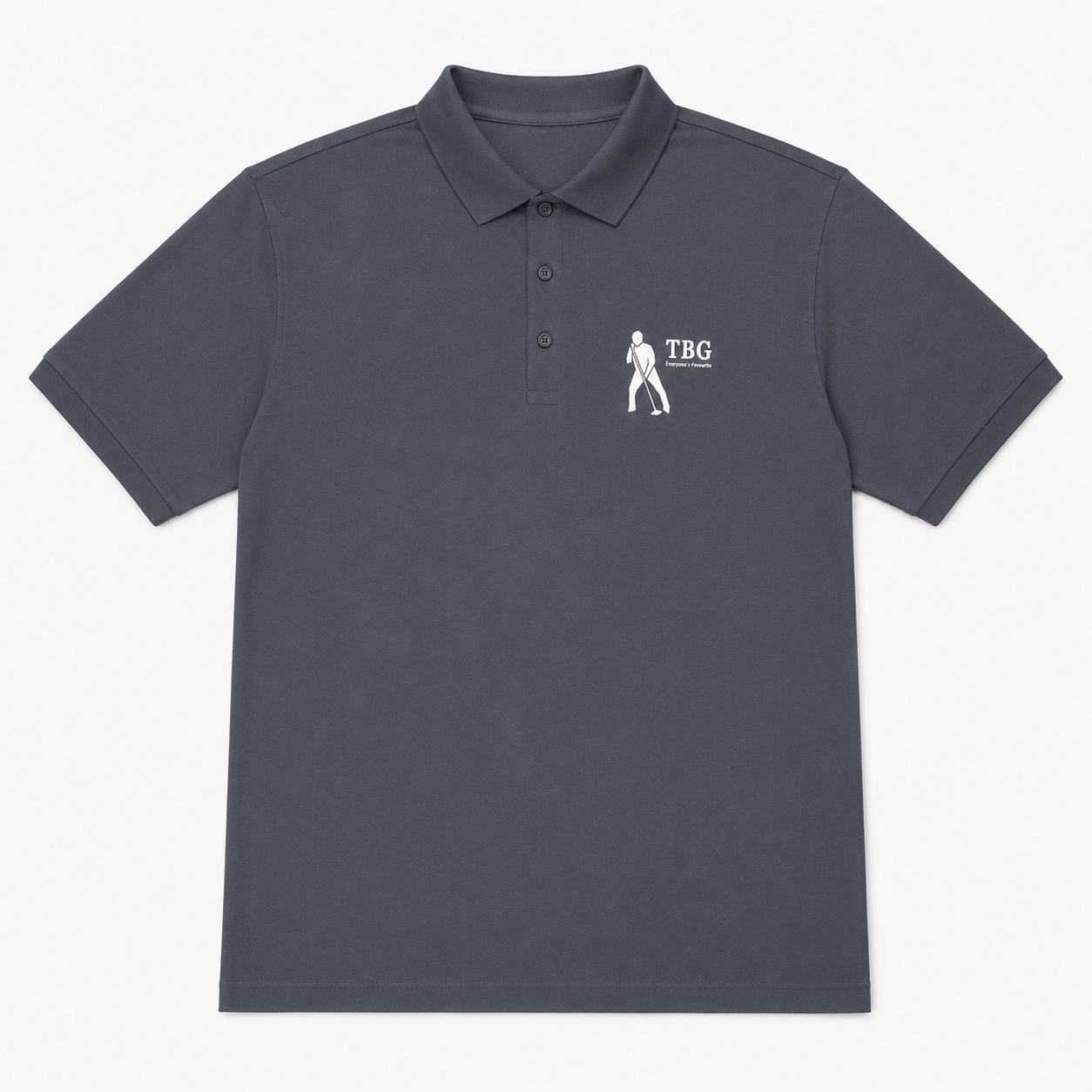 TBG Charcoal Gray Polo Shirt