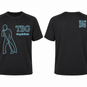 TBG Black Short Sleeve Shirt (Blue Outline)