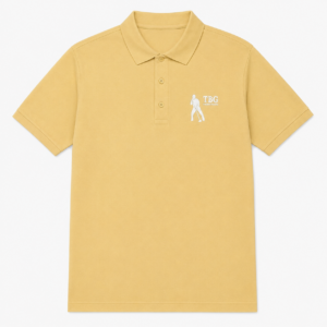 TBG Light Gold Polo Shirt
