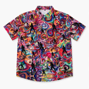 TBG Multicolor Marble Button-Up Shirt