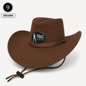 TBG Brown Western Hat