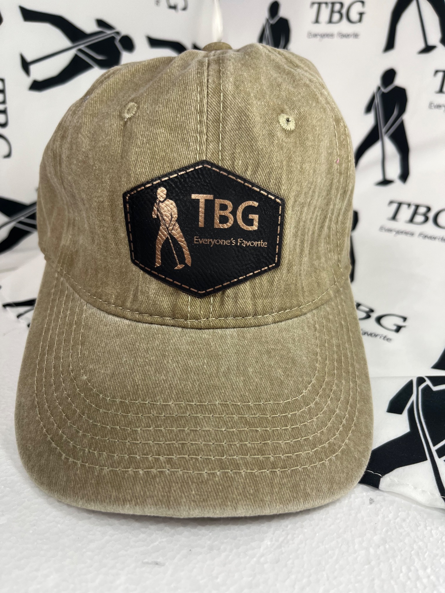TBG Camel Bronze Patch Cap
