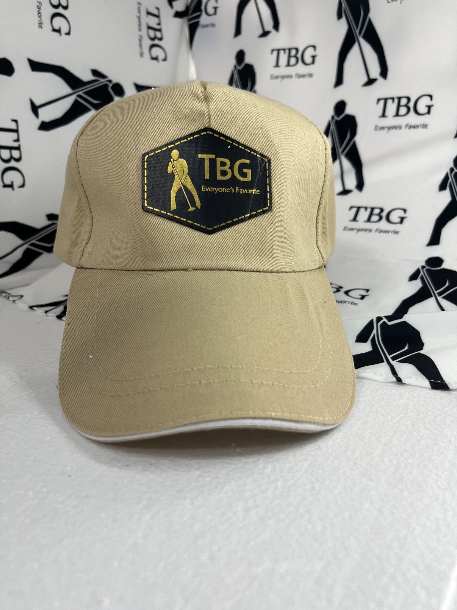 TBG Camel White Trim Cap
