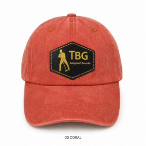 TBG Coral Gold Patch Cap