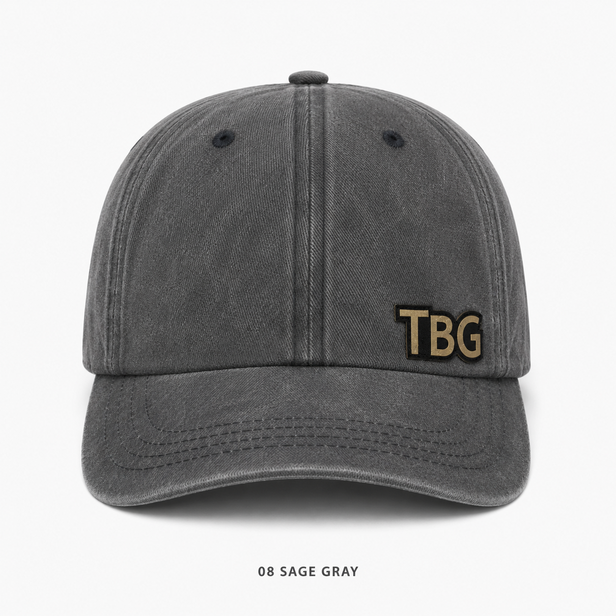 TBG Sage Gray Bold Logo Cap