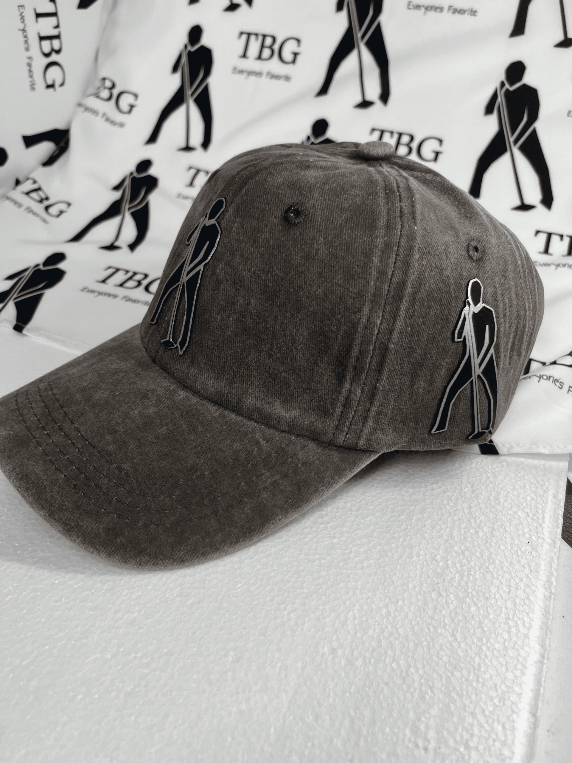 TBG Gray Tall Silhouette Cap