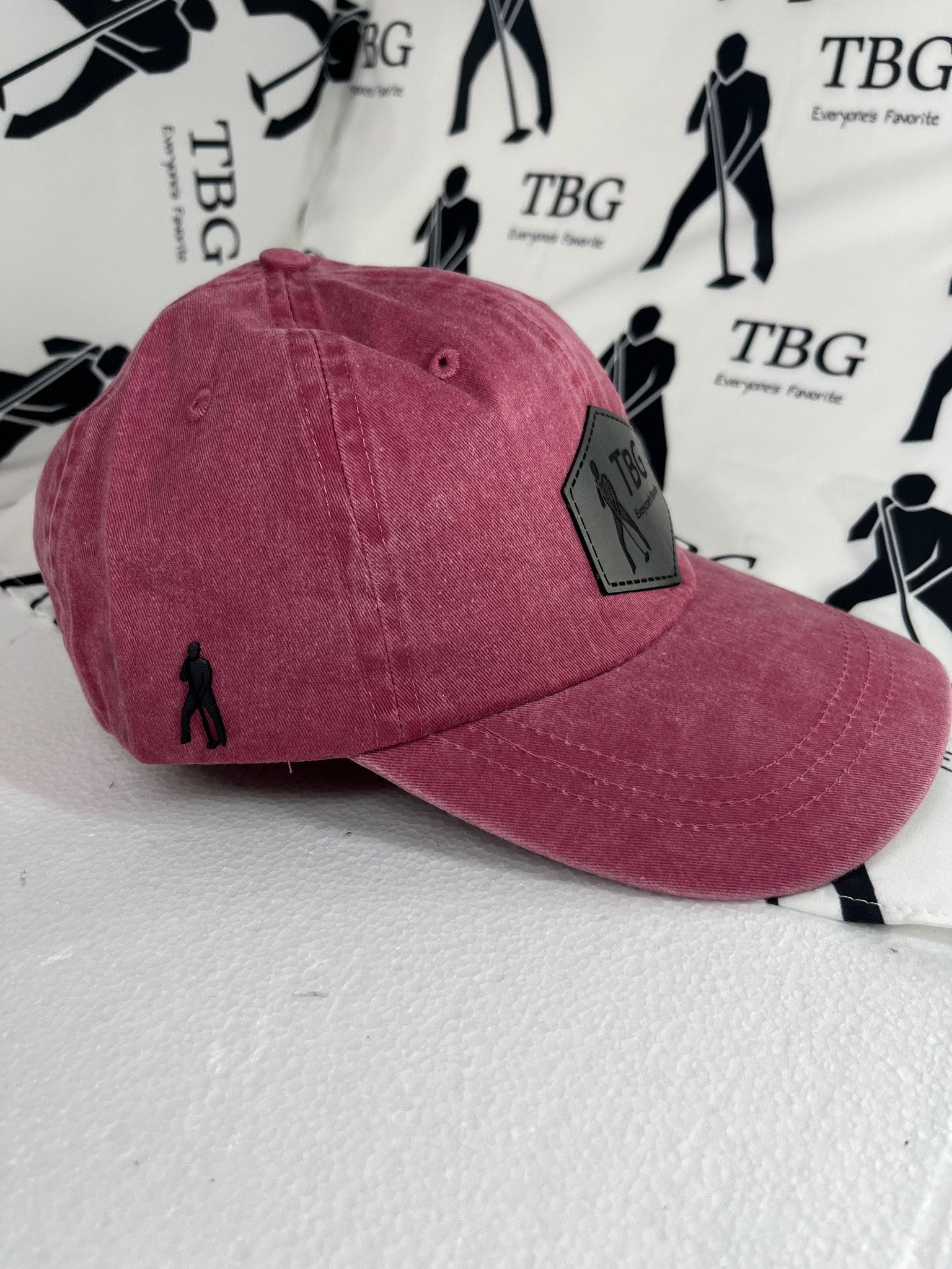 TBG Heather Red Side Patch Cap