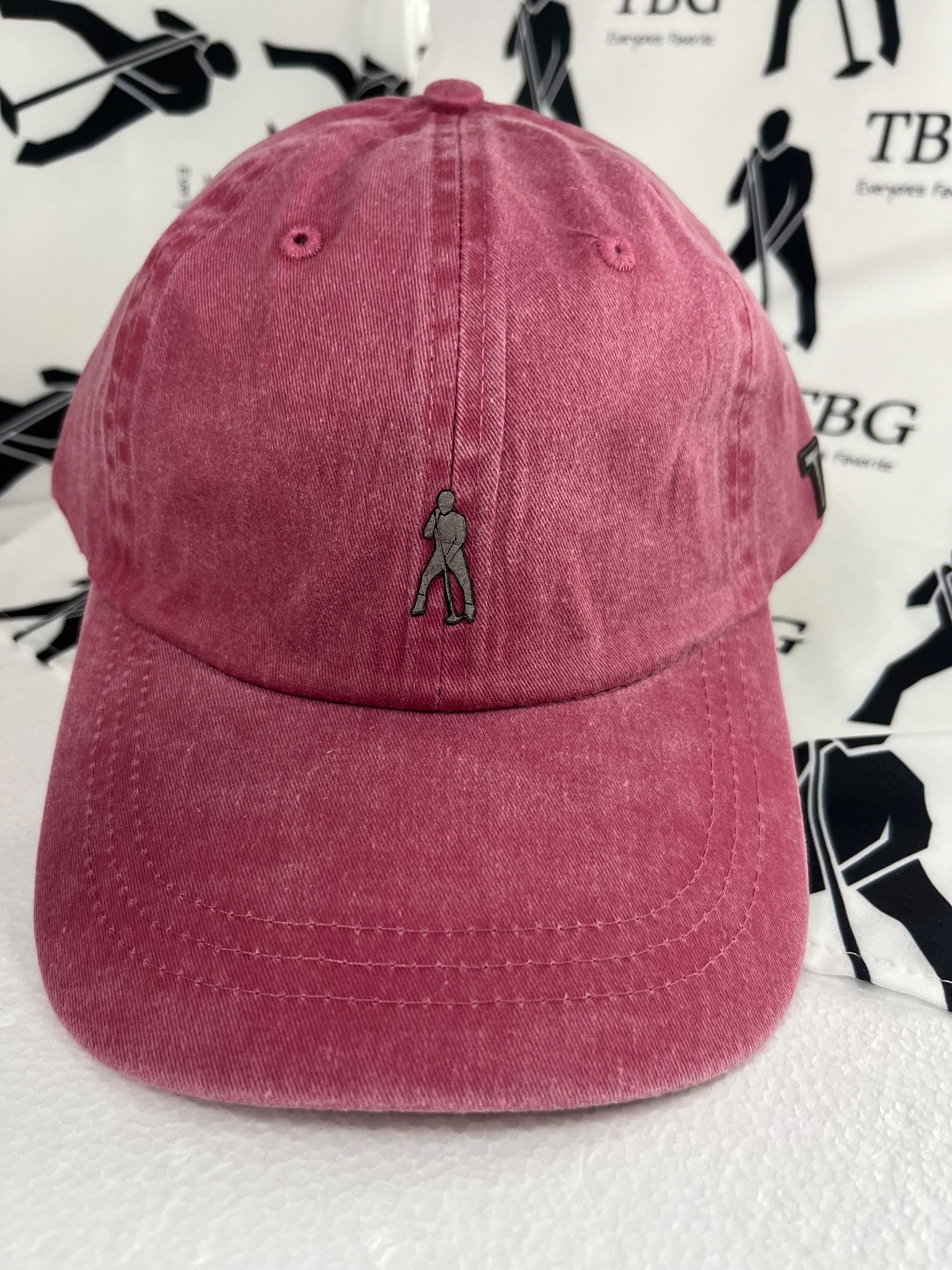 TBG Heather Red Side Logo Cap