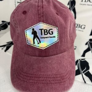 TBG Heather Red Holographic Cap