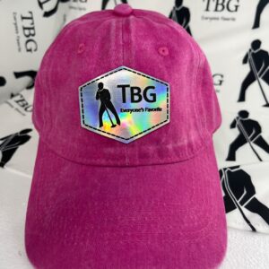 TBG Hot Pink Holographic Cap