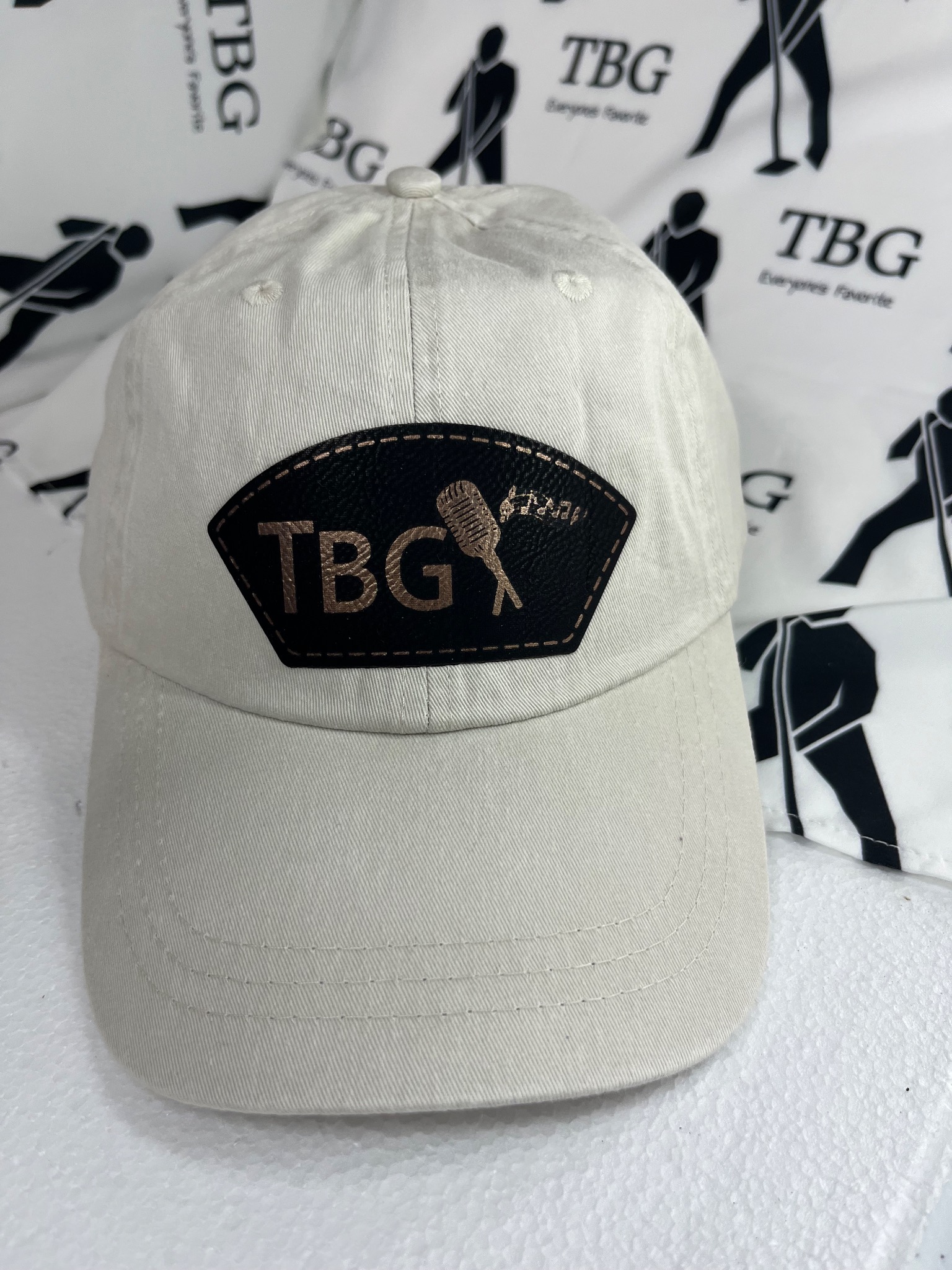 TBG Ivory Vintage Mic Cap