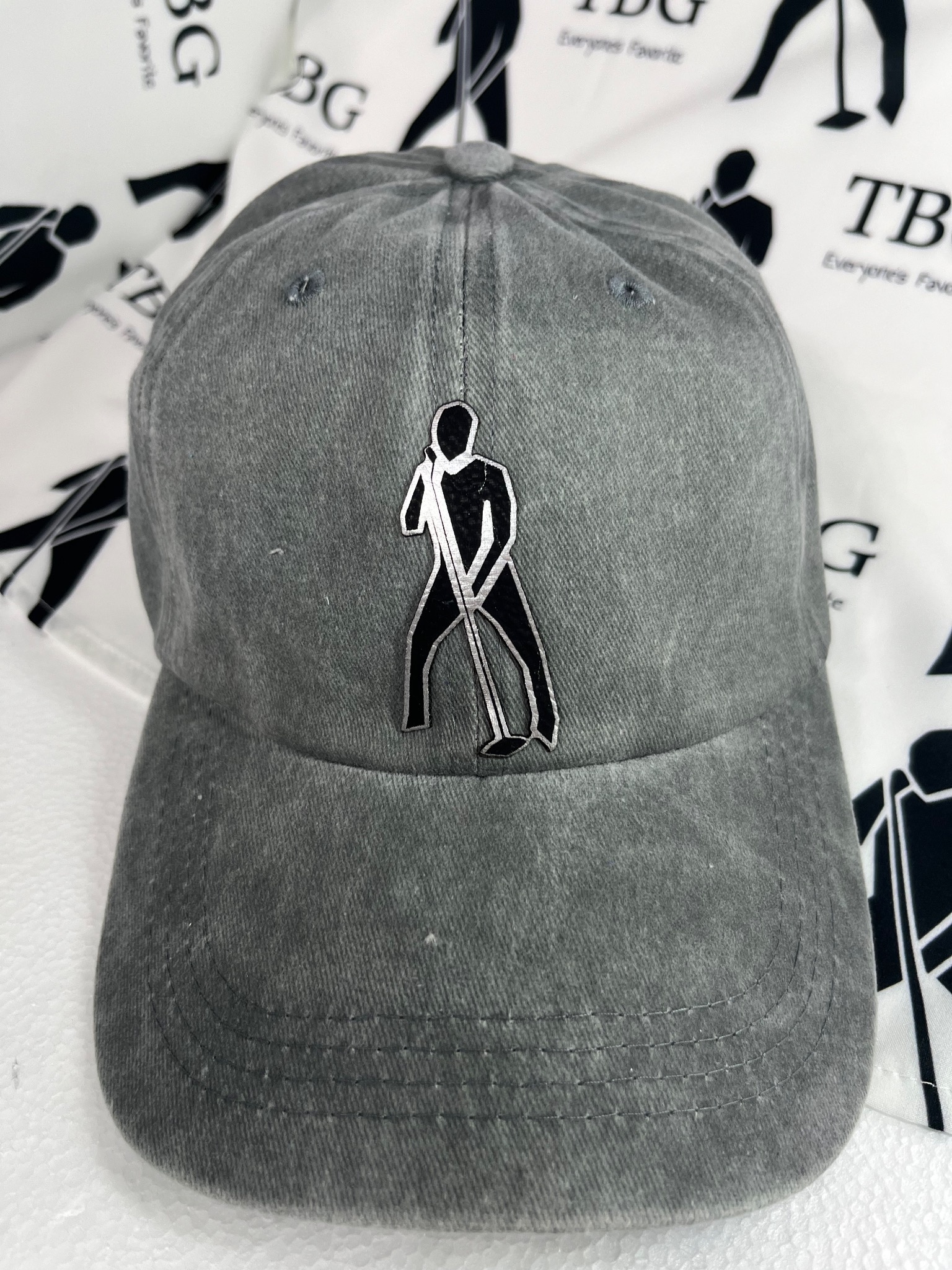 TBG Light Gray Side Logo Cap - Image 2