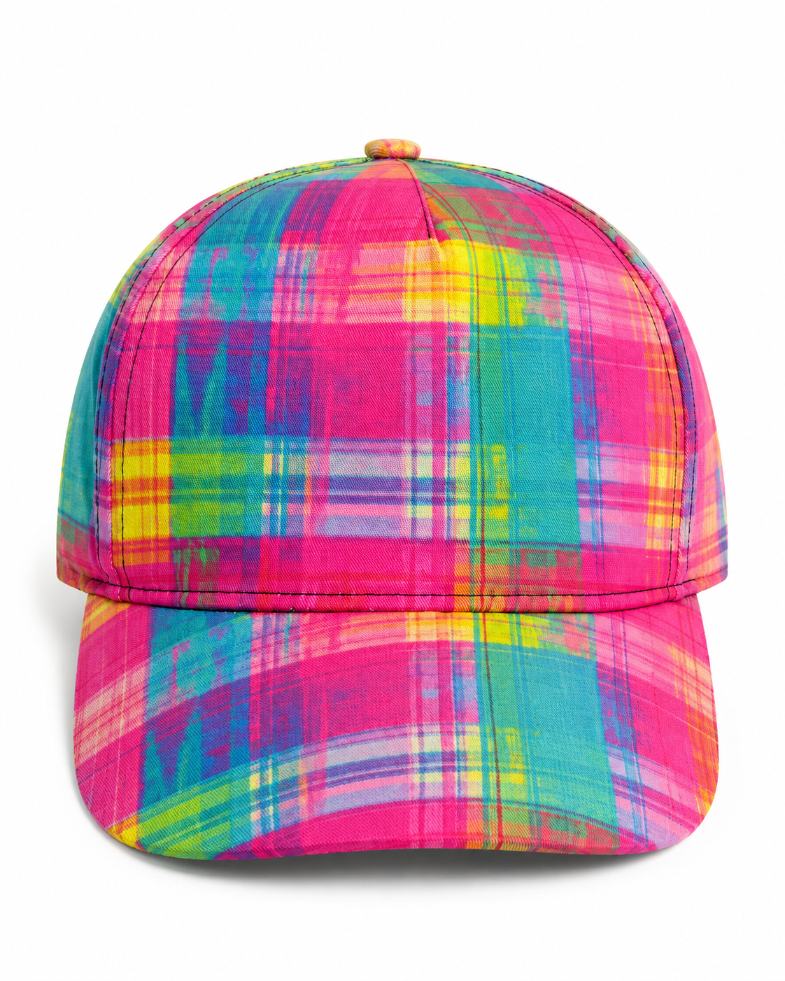 TBG Multi-Color Plaid Cap