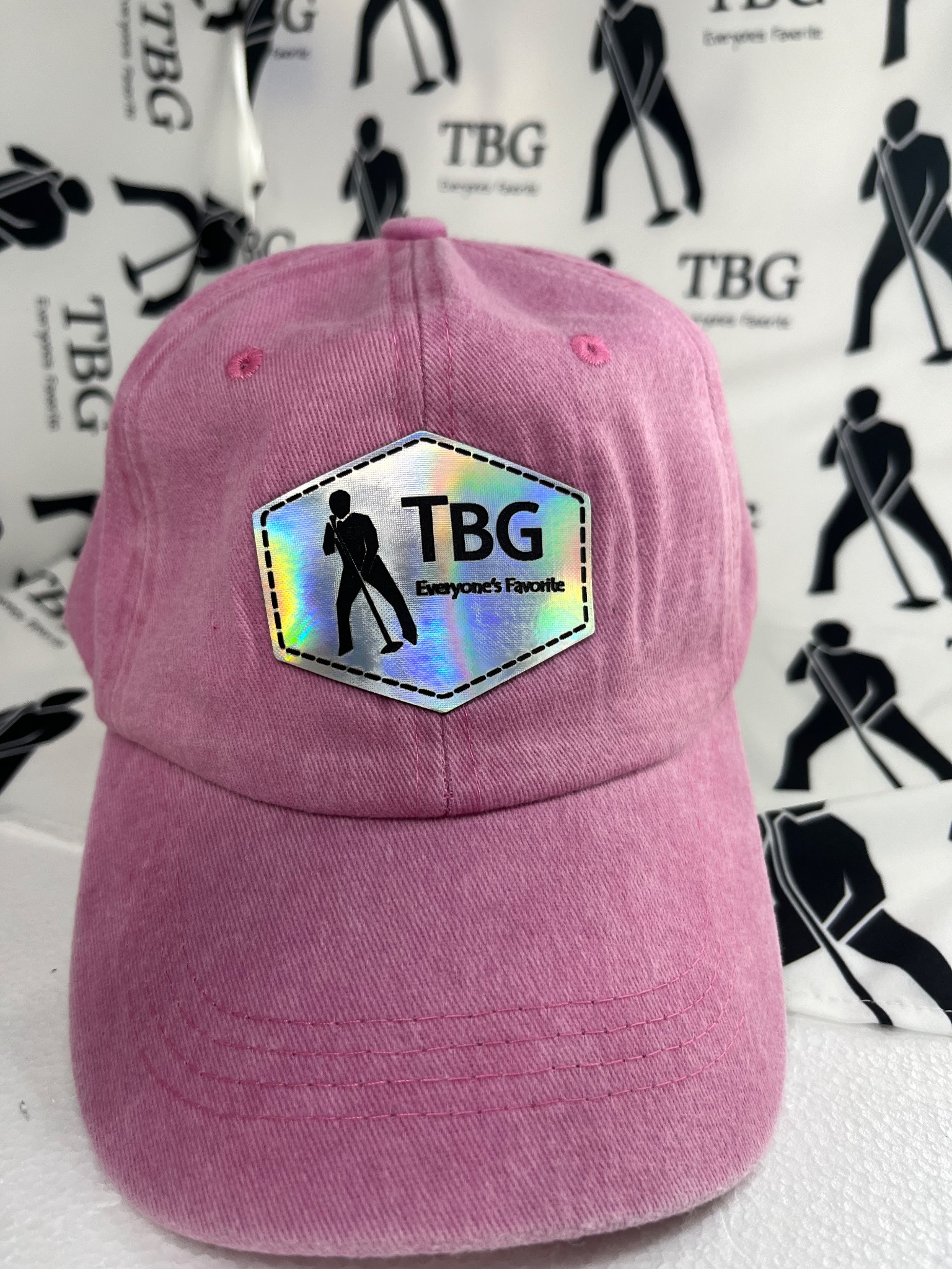 TBG Mauve Pink Holographic Cap