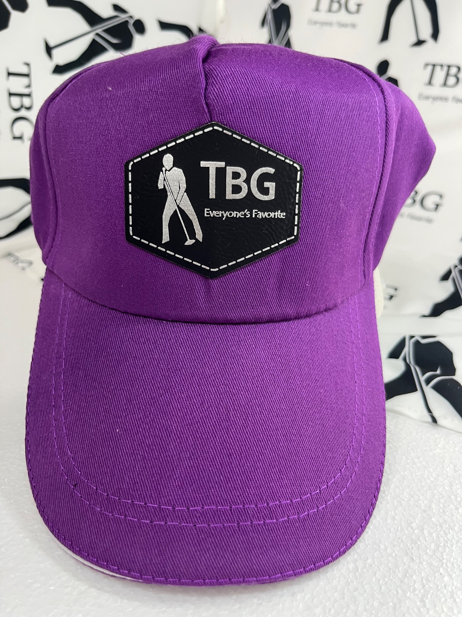 TBG Purple Cap with White Trim